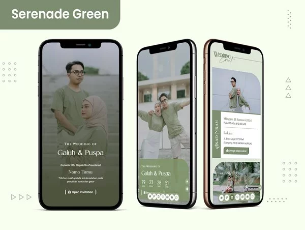 Undangan Serenade Green